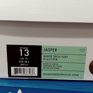 Diamond Supply Jasper Tech Tuff US Sz 13